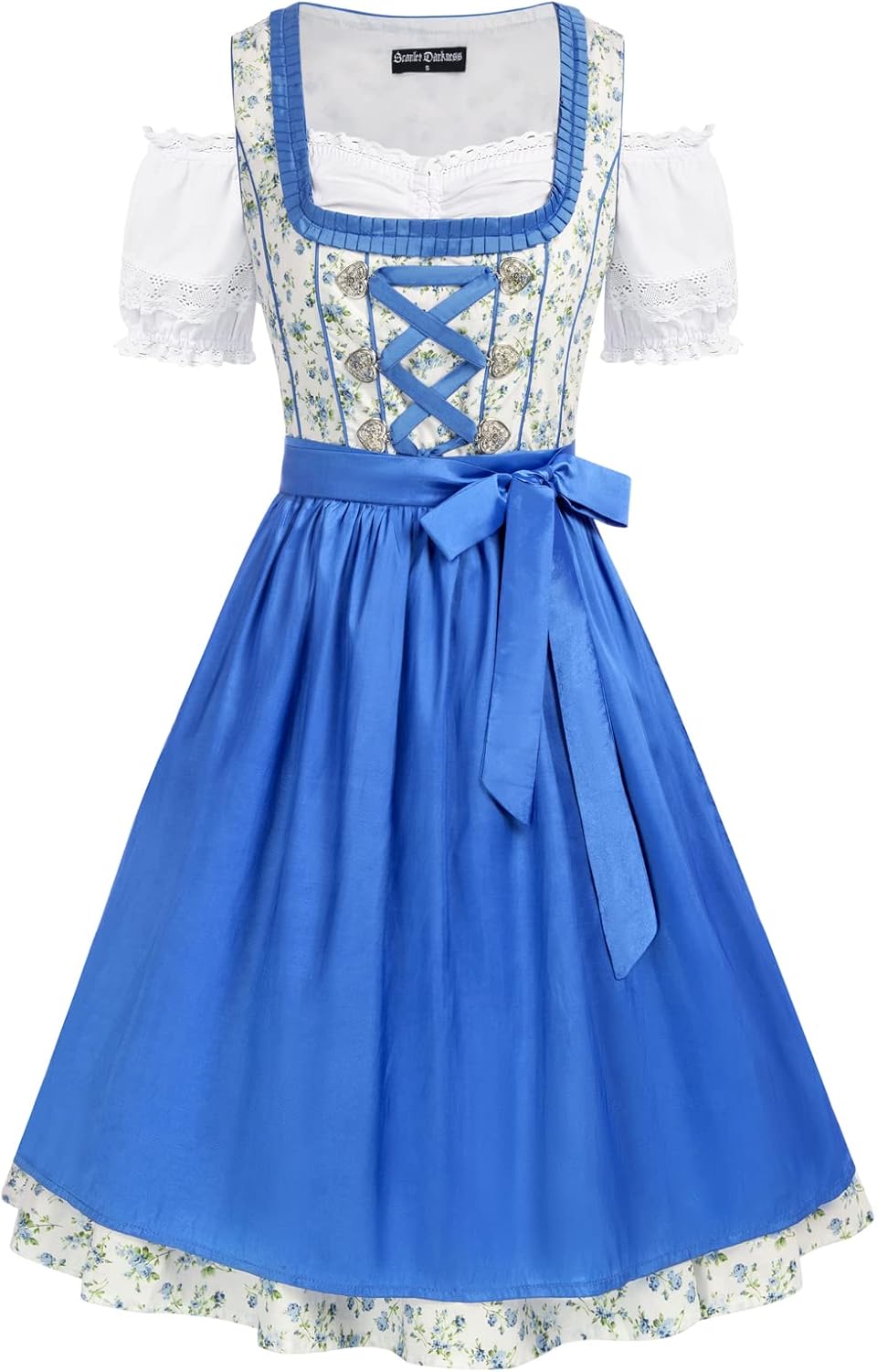 Authentic Oktoberfest Costumes Women Dirndl Dress Set for Fun