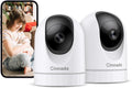 2K Indoor Security Camera Baby Monitor with 360 Pan-Tilt - Clear 2K