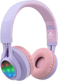 Kids Bluetooth Headphones Light Up WT-7S - Foldable Stereo Headset