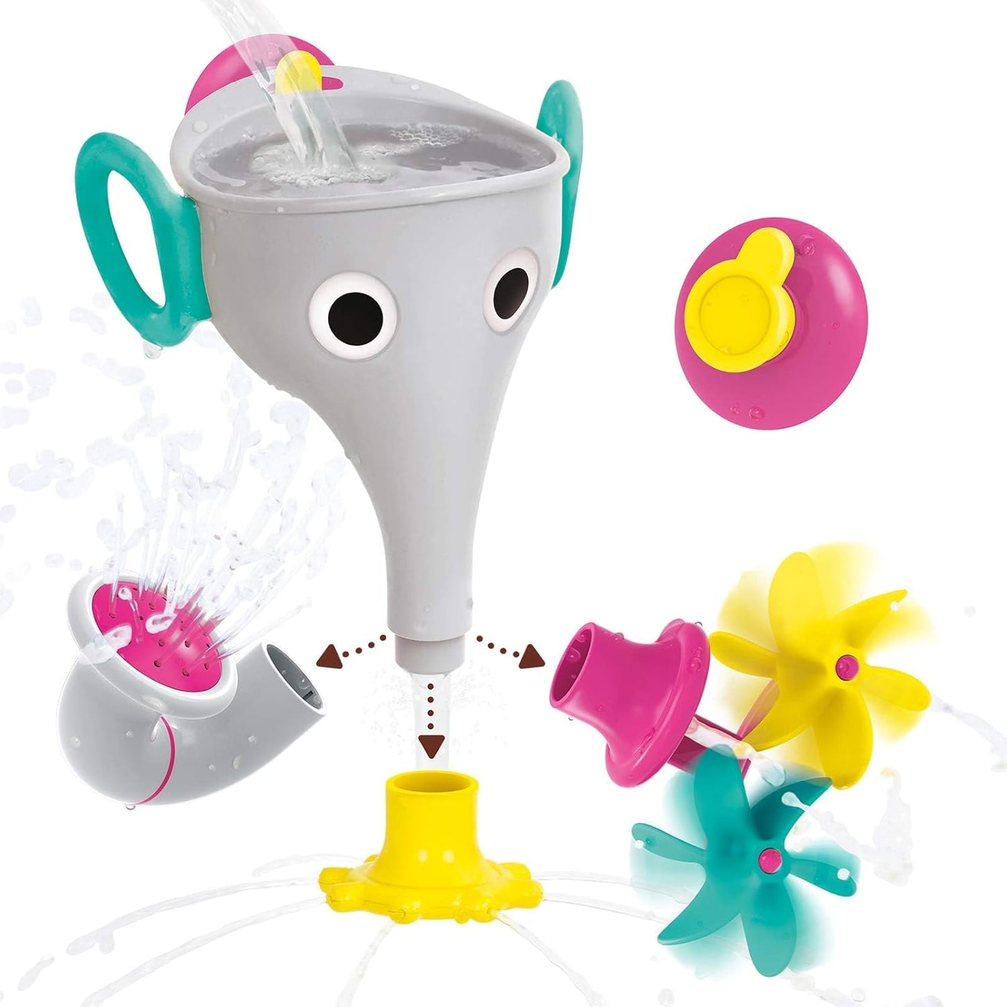 Yookidoo Elephant Bath Toy - FunEleFun Sprinkler - Imaginative Play Set