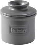 Butter Bell Original Crock for Spreadable Butter - Steel Gray