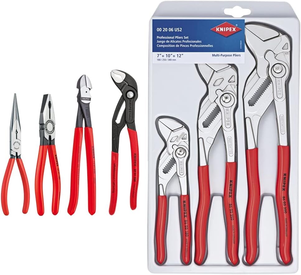 KNIPEX Pliers Wrench and Cobra Pliers 4-Piece Set Review
