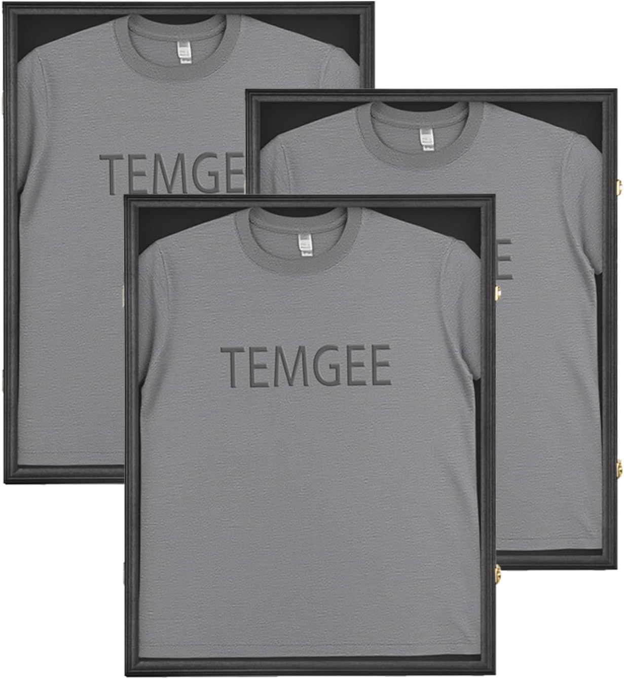 Large T-Shirt Display Frame 3 Pack for Jerseys and Memorabilia
