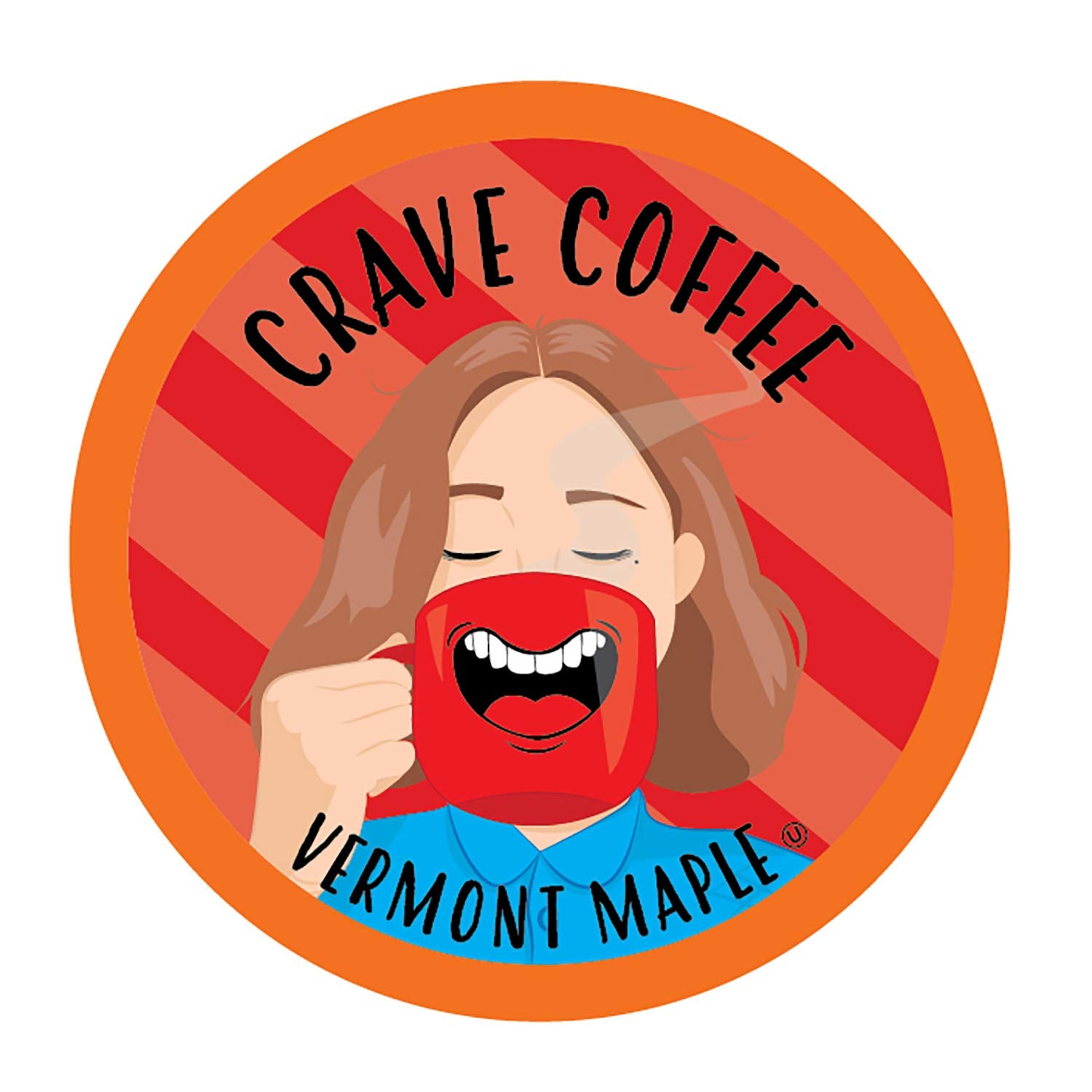 Crave Beverages Flavored Coffee Pods for Keurig K-Cup Brewers