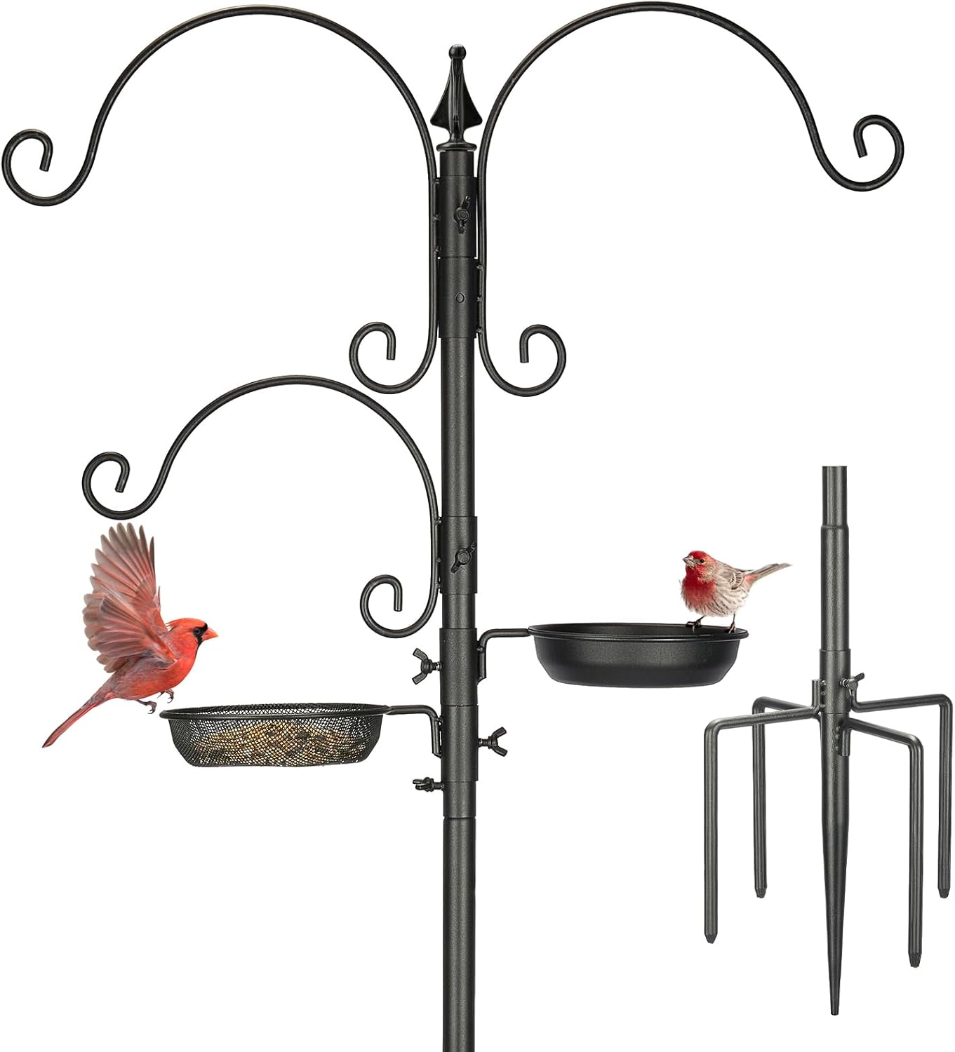 Kingsyard Bird Feeding Station Kit for Outdoor Bird Feeders