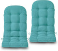 Adirondack Chair Cushions Set of 2 - Non-Slip High Back Patio Cushions