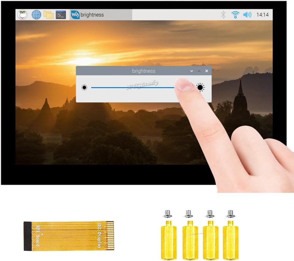 5inch Capacitive Touch Display for Raspberry Pi - 800x480 DSI