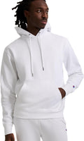 Champion Men's Cozy Pullover Hoodie Made from Soft Fleece Material