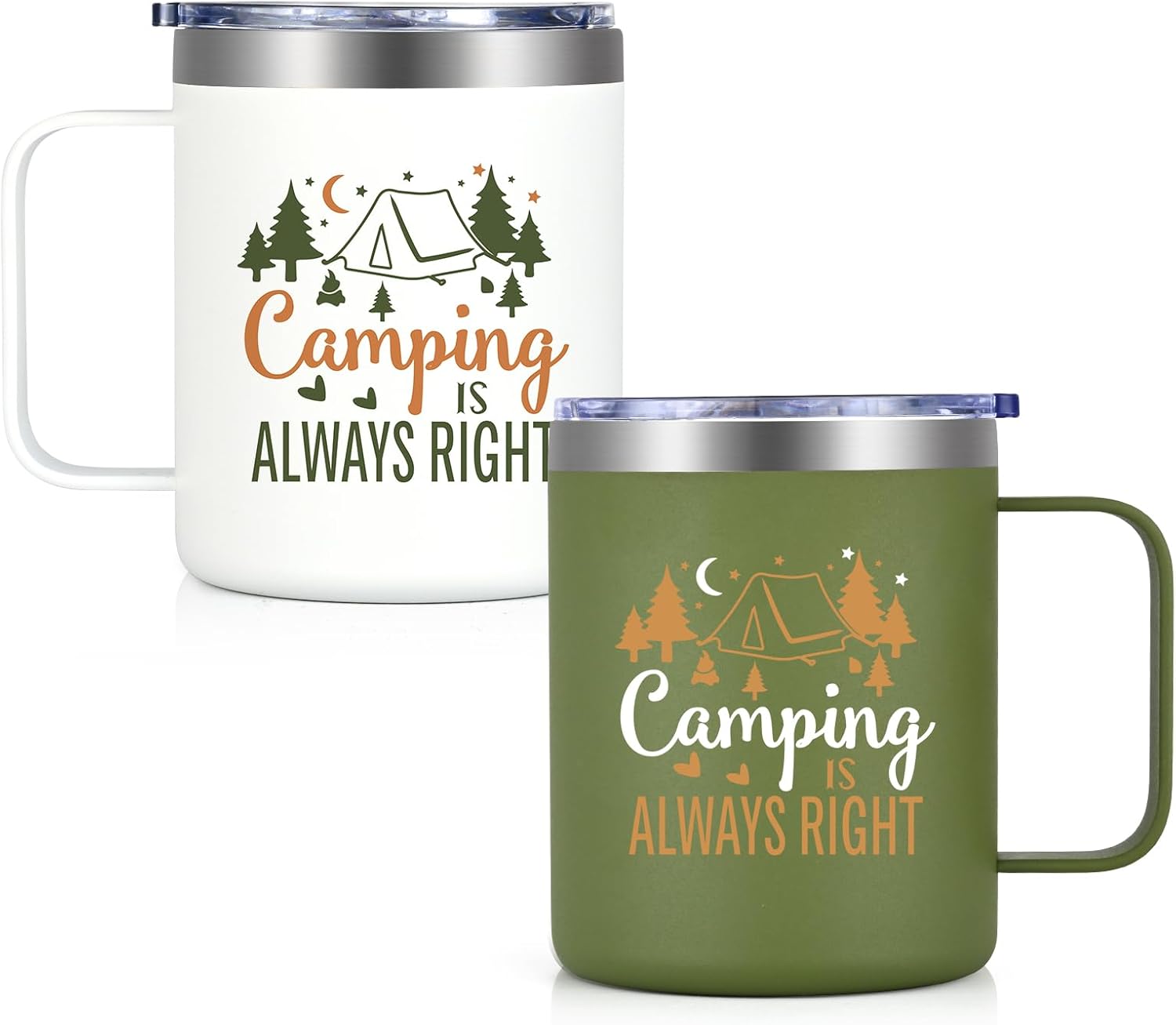 LiqCool Camping Mugs Set - All Day Joy!