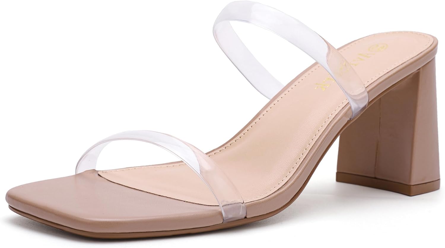 Stylish Women's Square Open Toe Heeled Sandals for Every Occasion