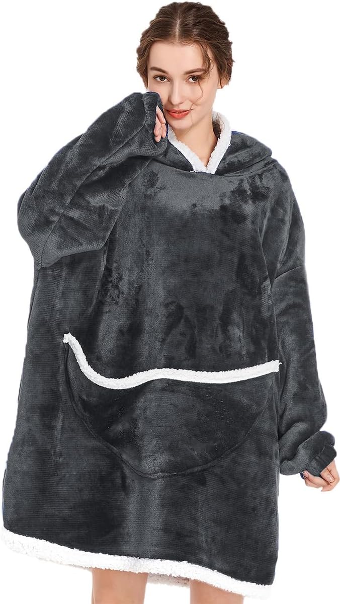 Giant Pocket Oversized Hoodie Blanket - Cozy Bliss