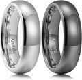 Tungsten Carbide Wedding Band for Men Women - High Polish Comfort