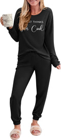 Ekouaer Pajama Sets for Women 2 Piece Plaid Pjs - Soft