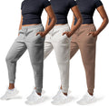 Common Stitch 3 Pack Sweatpants Women - Soft Fleece Joggers