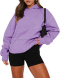 Women Pullover Sweatshirt Long Sleeve Hoodies with Kangaroo Pocket