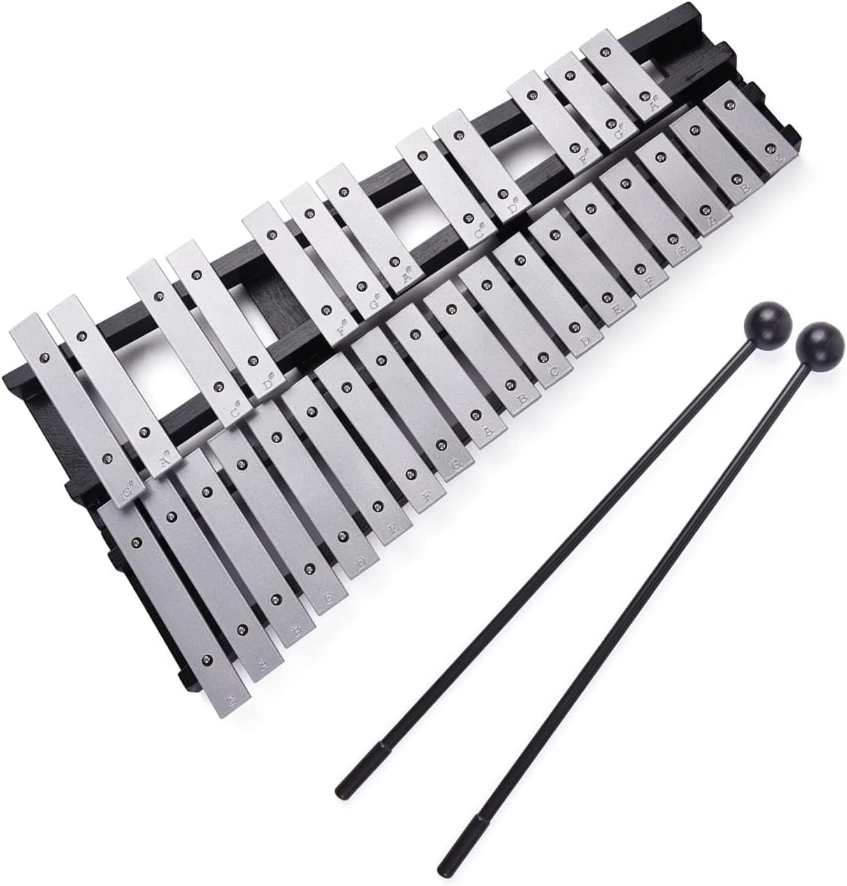 30-Note Foldable Glockenspiel Xylophone for Professionals & Students