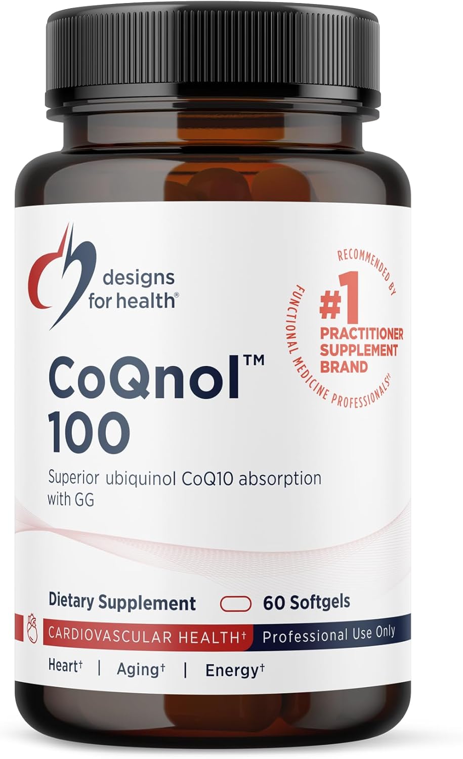 CoQnol 100mg Ubiquinol for Heart Health and Aging Support