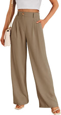 LILLUSORY Wide Leg Dress Pants Women's High Waisted - Tailored