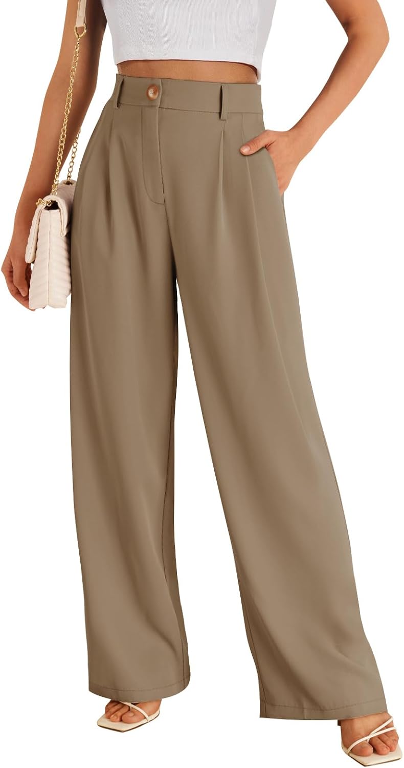 LILLUSORY Wide Leg Dress Pants for Stylish Everyday Wear