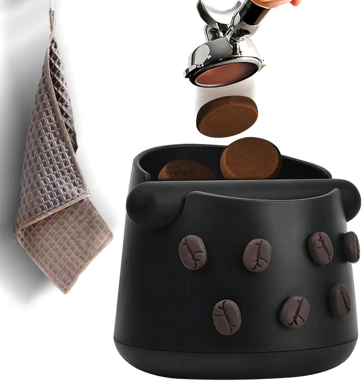 JDHAVMOS Espresso Knock Box - Easy Grounds Disposal