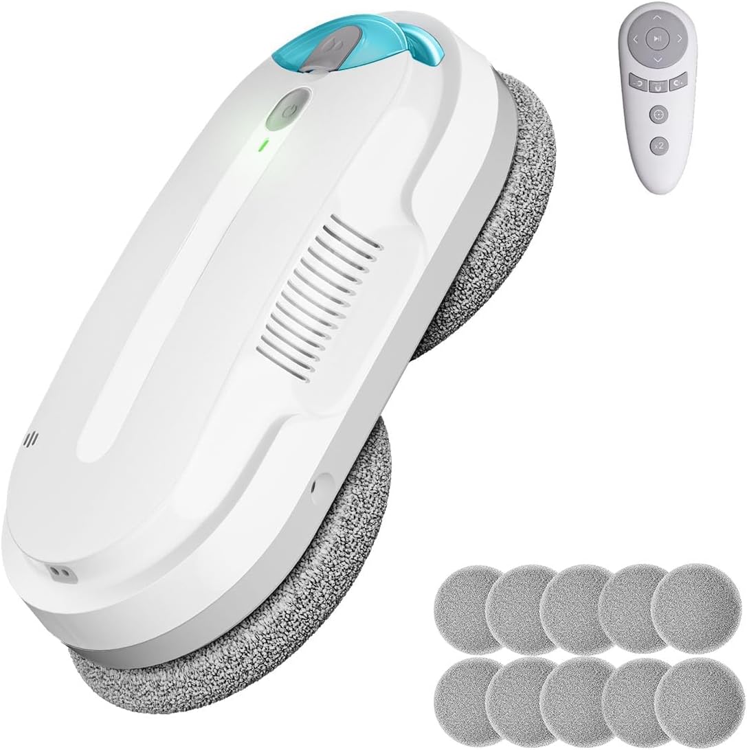 Smart Window Cleaning Robot with Ultrasonic Spray Technology