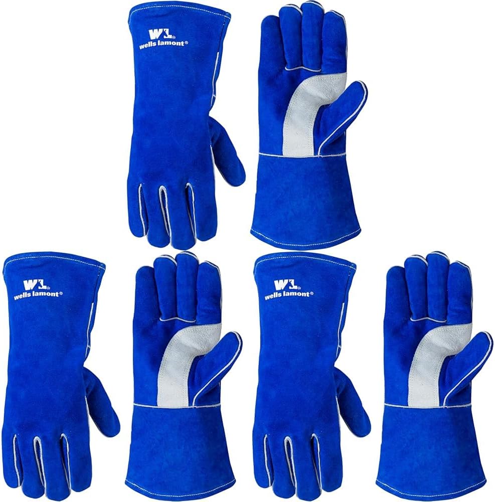 Welding Gloves Heavy Duty Split Cowhide with Kevlar Stitching