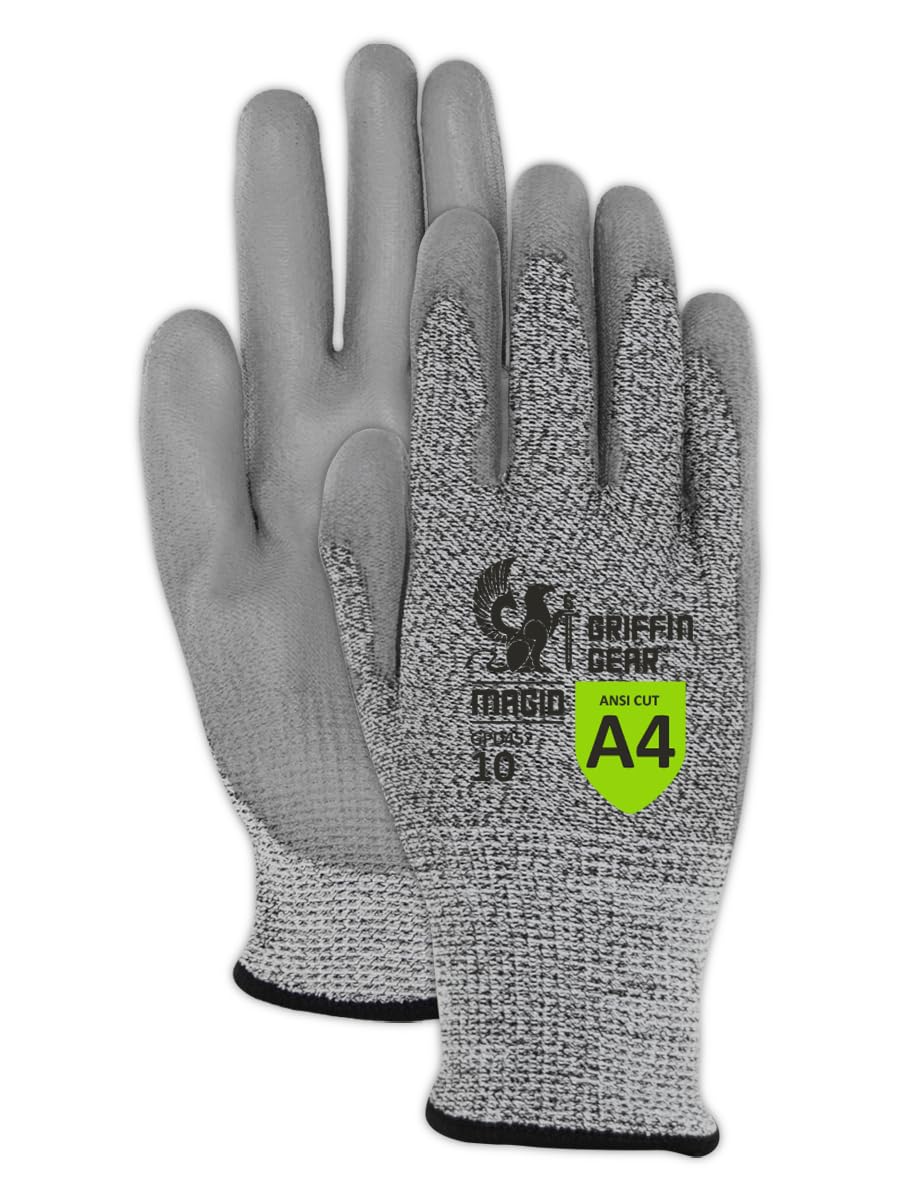 MAGID Griffin Gear ANSI A4 Polyurethane Coated Work Gloves Review