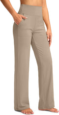 G Gradual Women's Wide Leg Yoga Pants with Pockets - Comfortable 32
