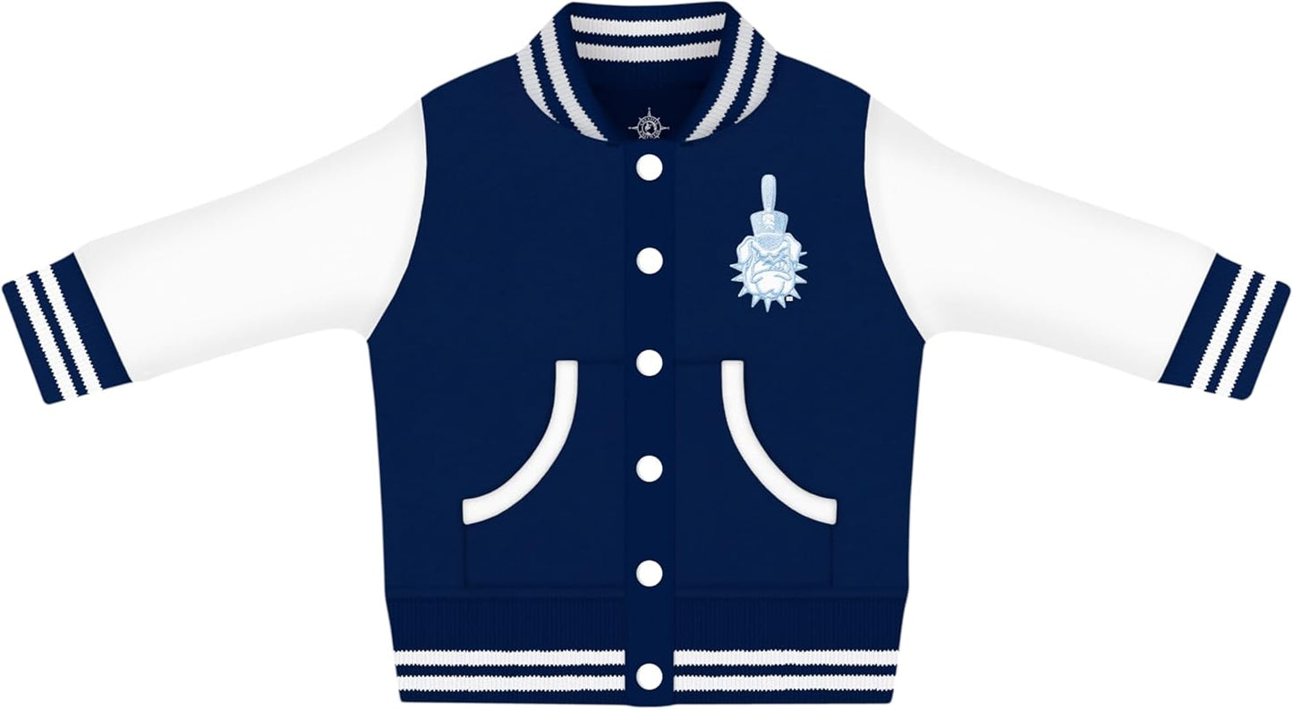 Creative Knitwear College Baby Varsity Jacket for Little Fans