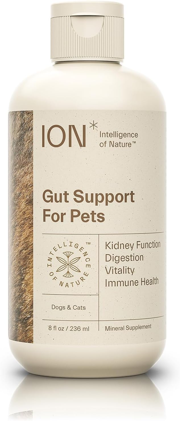 ION Gut Support for Pets - Liquid Probiotics for Dogs & Cats