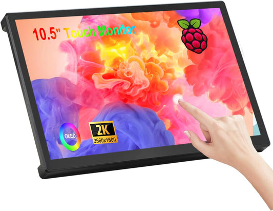 10.5 2K OLED Raspberry Pi Touchscreen by wisecoco
