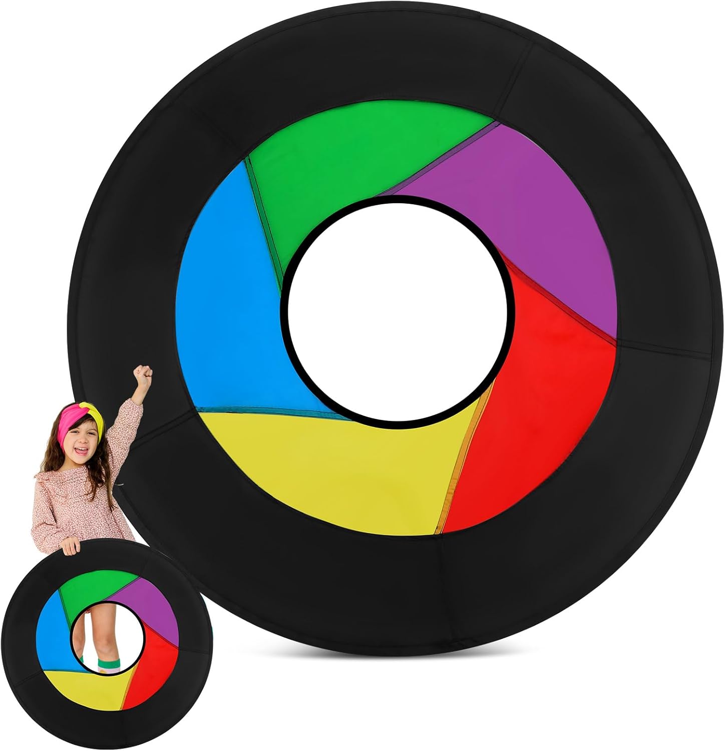 Foldable Giant Flying Disc - Safe Lightweight Fun!