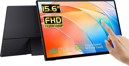 CAPERAVE 15.6'' Touchscreen FHD Portable Monitor