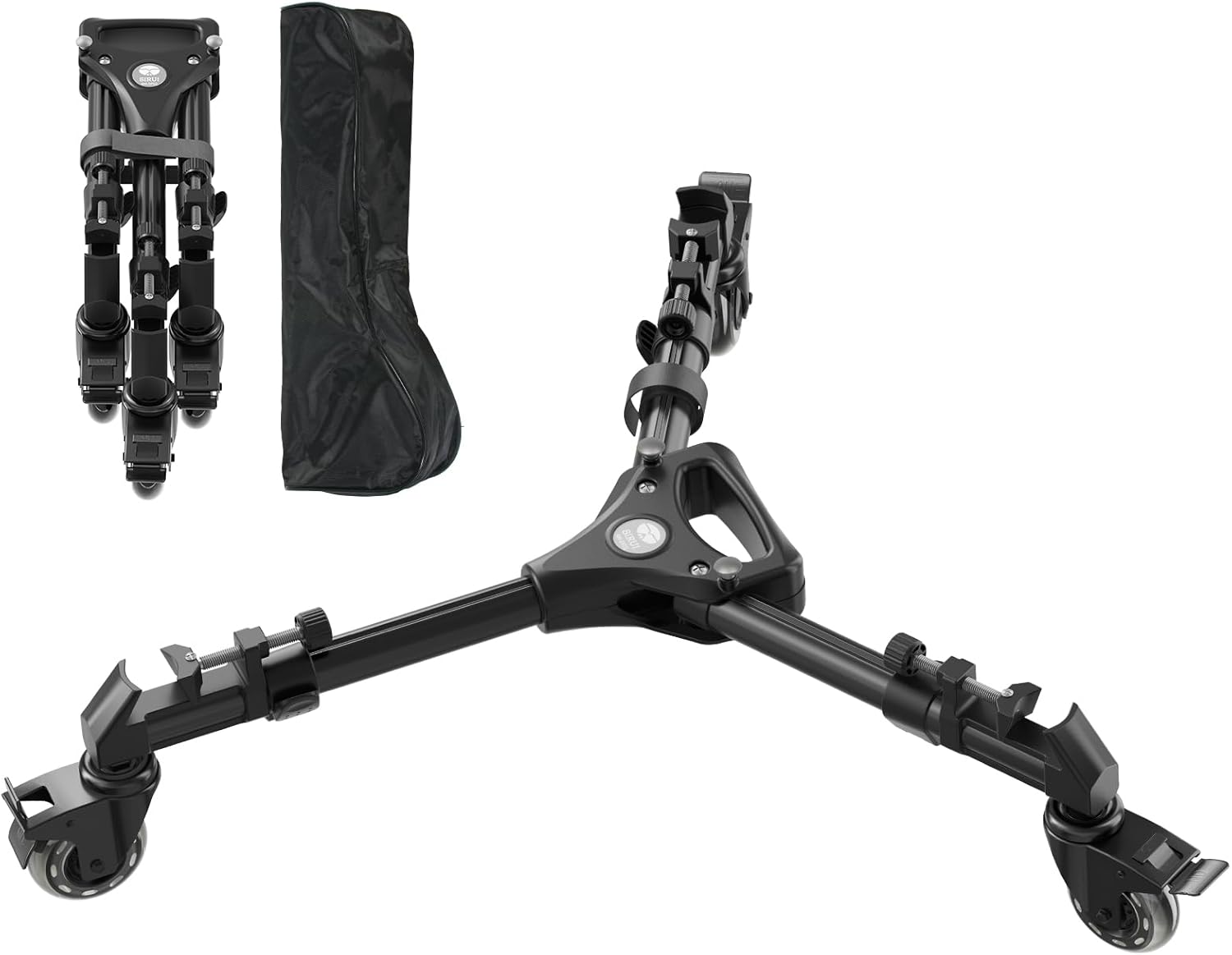SIRUI Photography Tripod Dolly with Heavy Duty Wheels for Stability