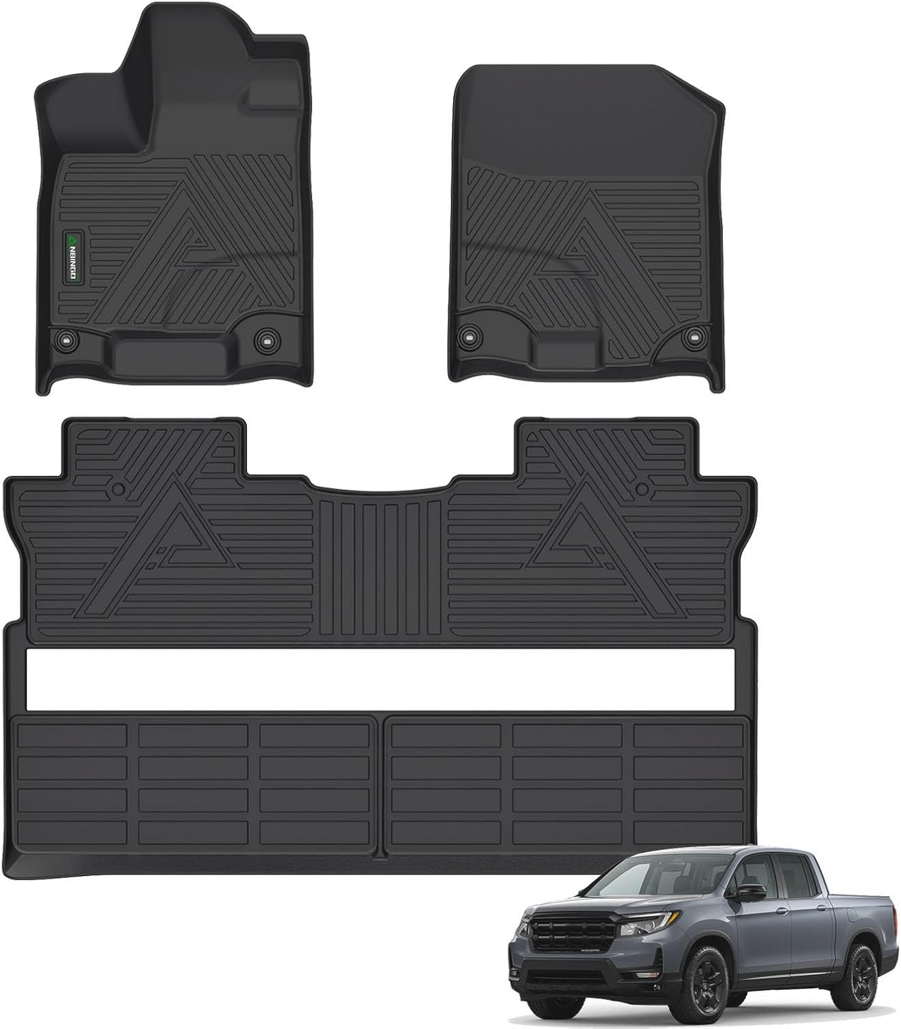 Custom Fit Floor Mats for Honda Ridgeline 2017-2025 Models