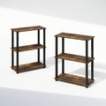Furinno Turn-S-Tube 3-Tier Compact Shelf Display Rack Set