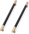 10 Pack Matte Black Cabinet Pulls knurled 7 in Hole Centers - Durable