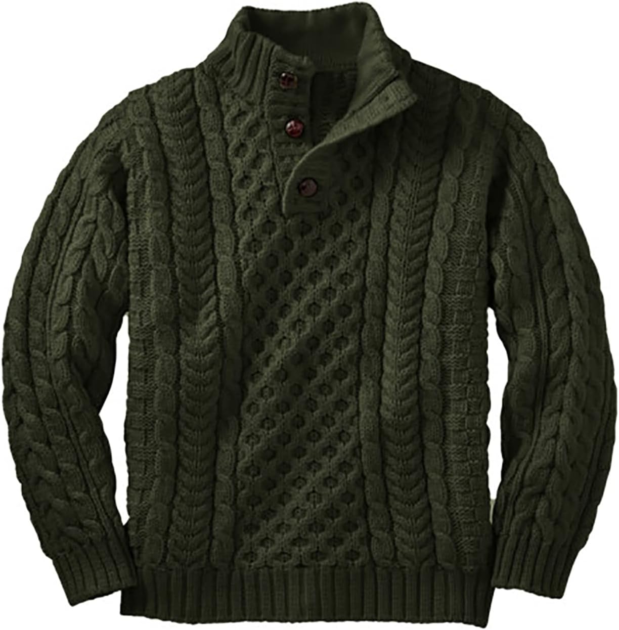 Makkrom Kids Mock Neck Pullover Sweater for Boys - Stylish Knit