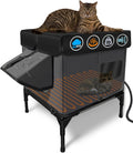Heated Cat House for Outside Insulated in Winter - Weatherproof