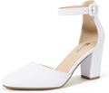 Closed Toe Heels for Women 3 in Chunky Block Heels - Stylish Comfort