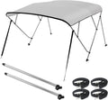 Seamander 4 Bow Bimini Top Boat Cover Sun Shade - 4 Bow 8ftL x 54in H
