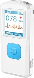Portable ECG Monitor with LCD Screen for Instant Heart Rate Analysis