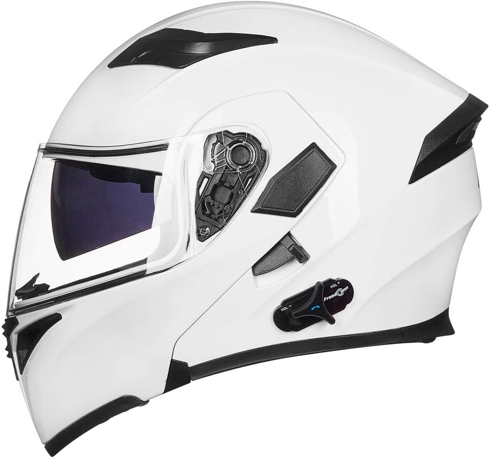 ILM Bluetooth Motorcycle Helmet with Intercom and Dual Visor