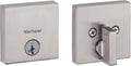 Kwikset Downtown Deadbolt Lock Satin Nickel - Secure Modern Entry