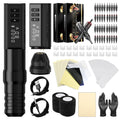 Wireless Tattoo Machine Pen Kit Complete Rotary Tattoo Gun