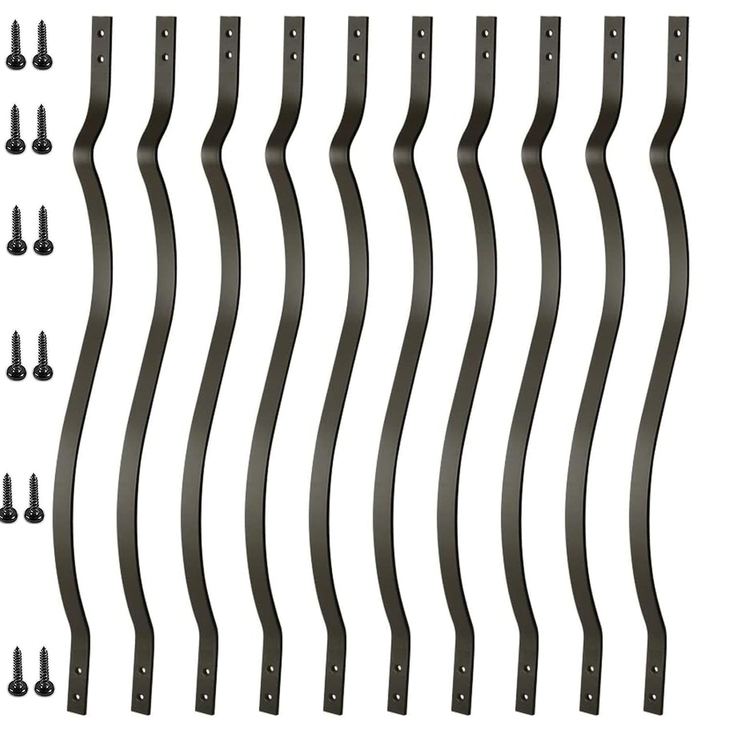 26 Pack Metal Deck Balusters for Sturdy Outdoor Railings