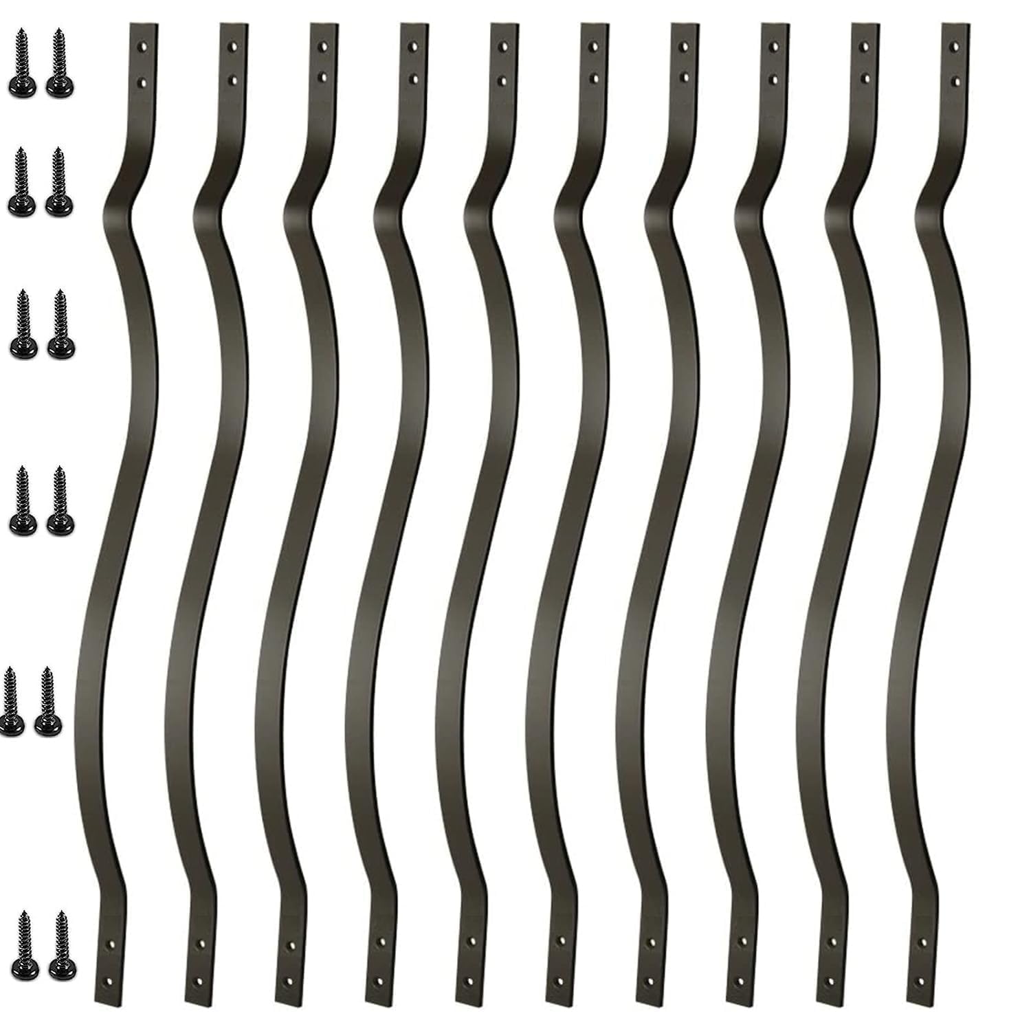 26 Pack Metal Deck Balusters for Sturdy Outdoor Railings