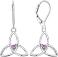 JO WISDOM Women Earrings 925 Sterling Silver Celtic Knot Drop - Gift