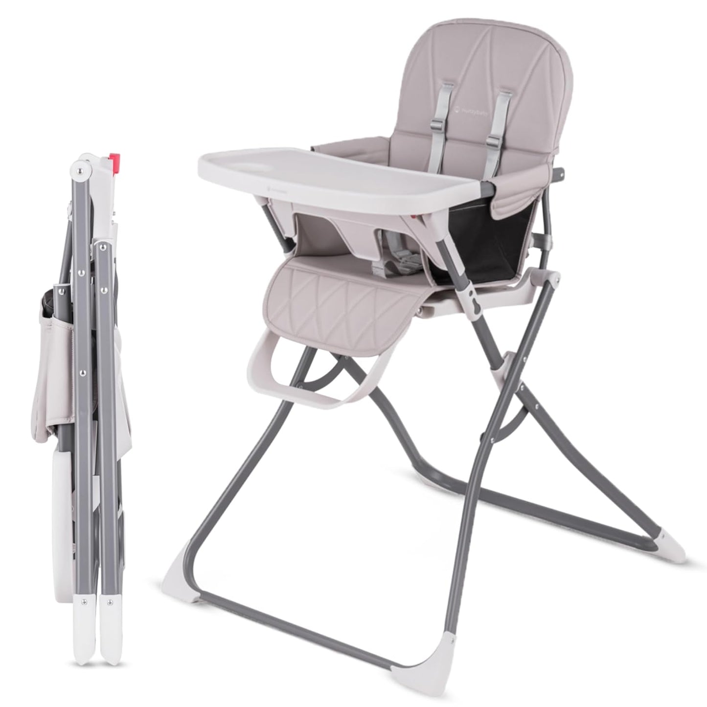 Folding High Chair | 5 Point Safety | Easy Clean | Nunzybaby