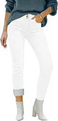 Luvamia Women's Fleece Lined Jeans for Winter Comfort